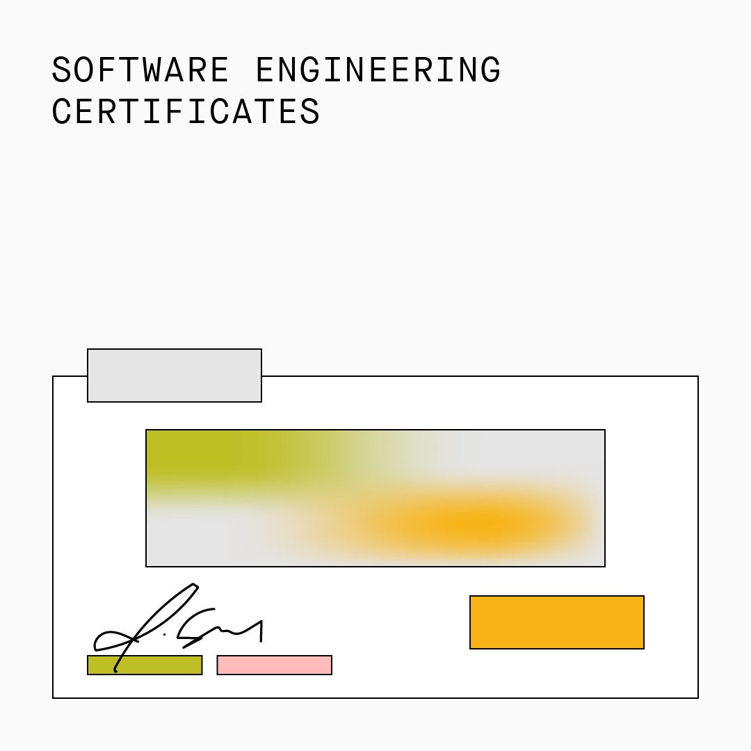 Software Engineering Certificates