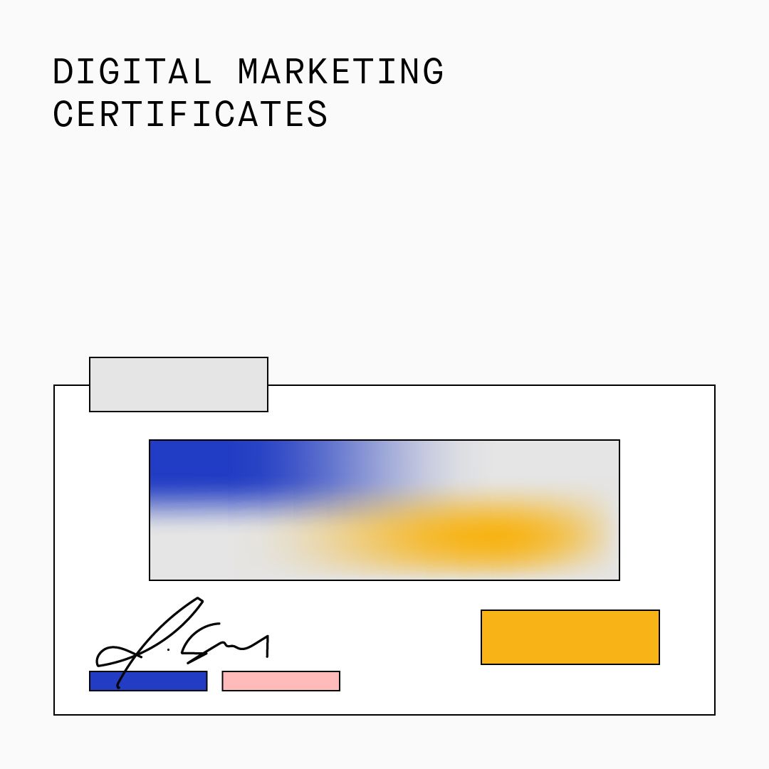 Digital Marketing Certificates