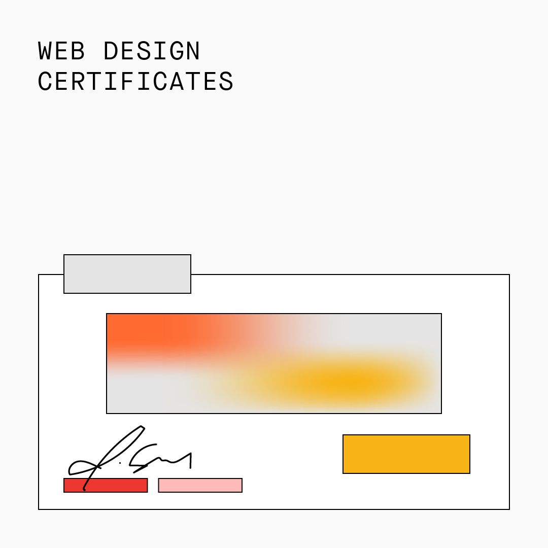 Web Design Certificates