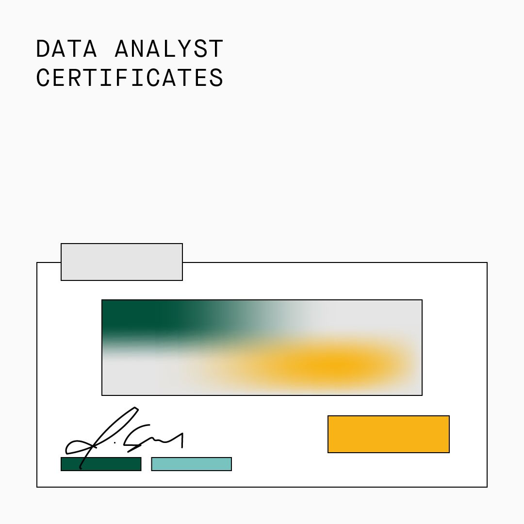 Data Analyst Certificates