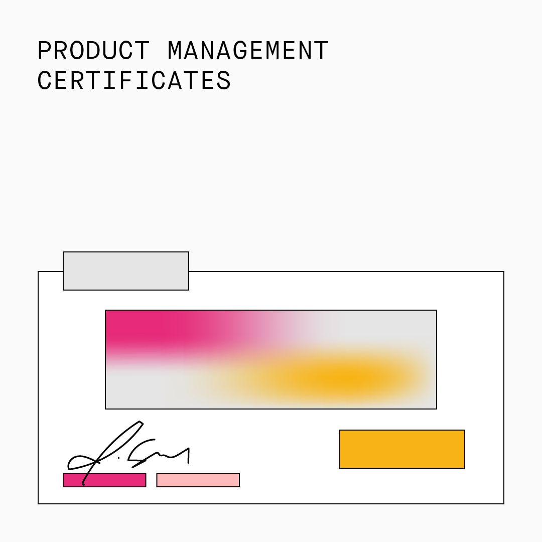 Product Management Certificates