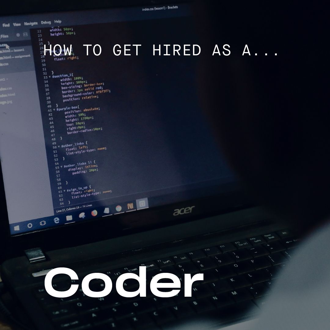 How to Get a Job as a Coder