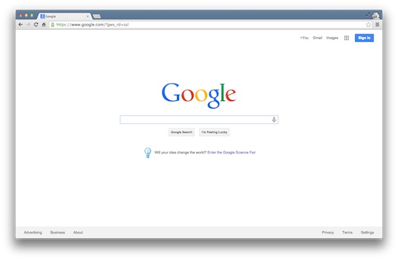 Google's Homepage