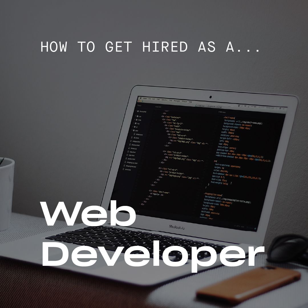 How to Get a Job as a Web Developer