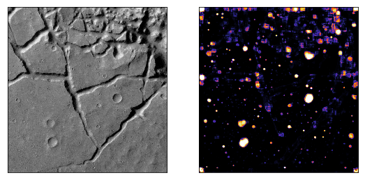 Surface craters image